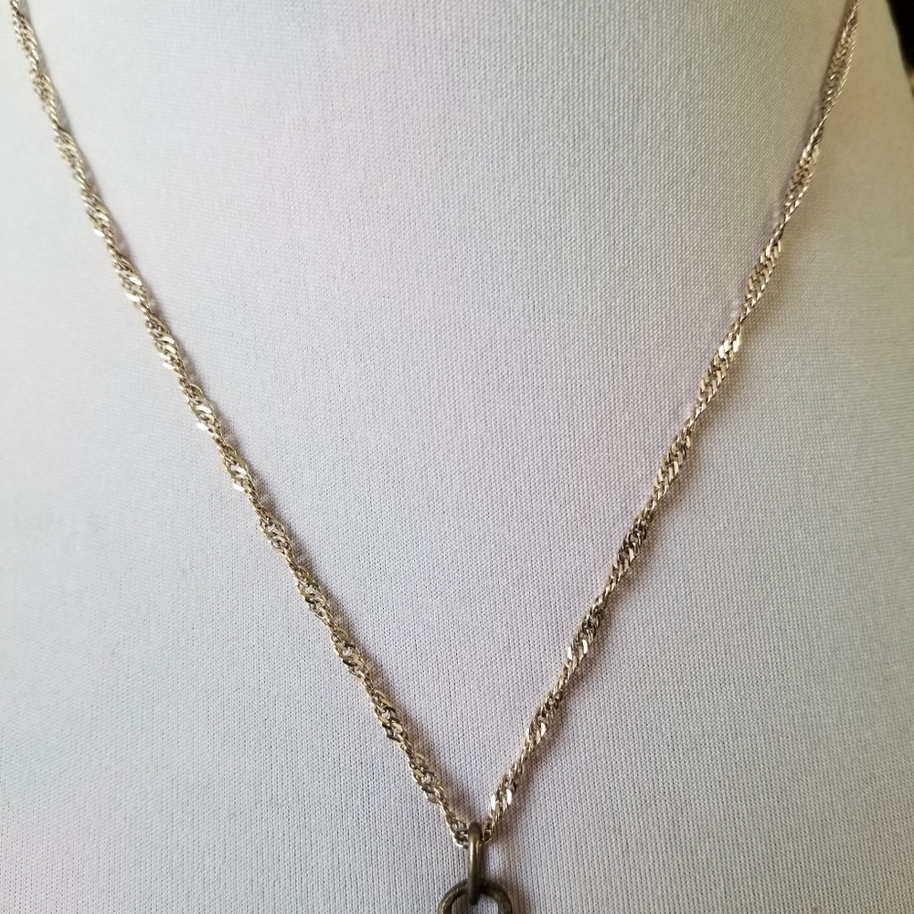 Relisted -Vintage Coppini cross necklace 800 silver bros Christian renaissance - Picture 10 of 17